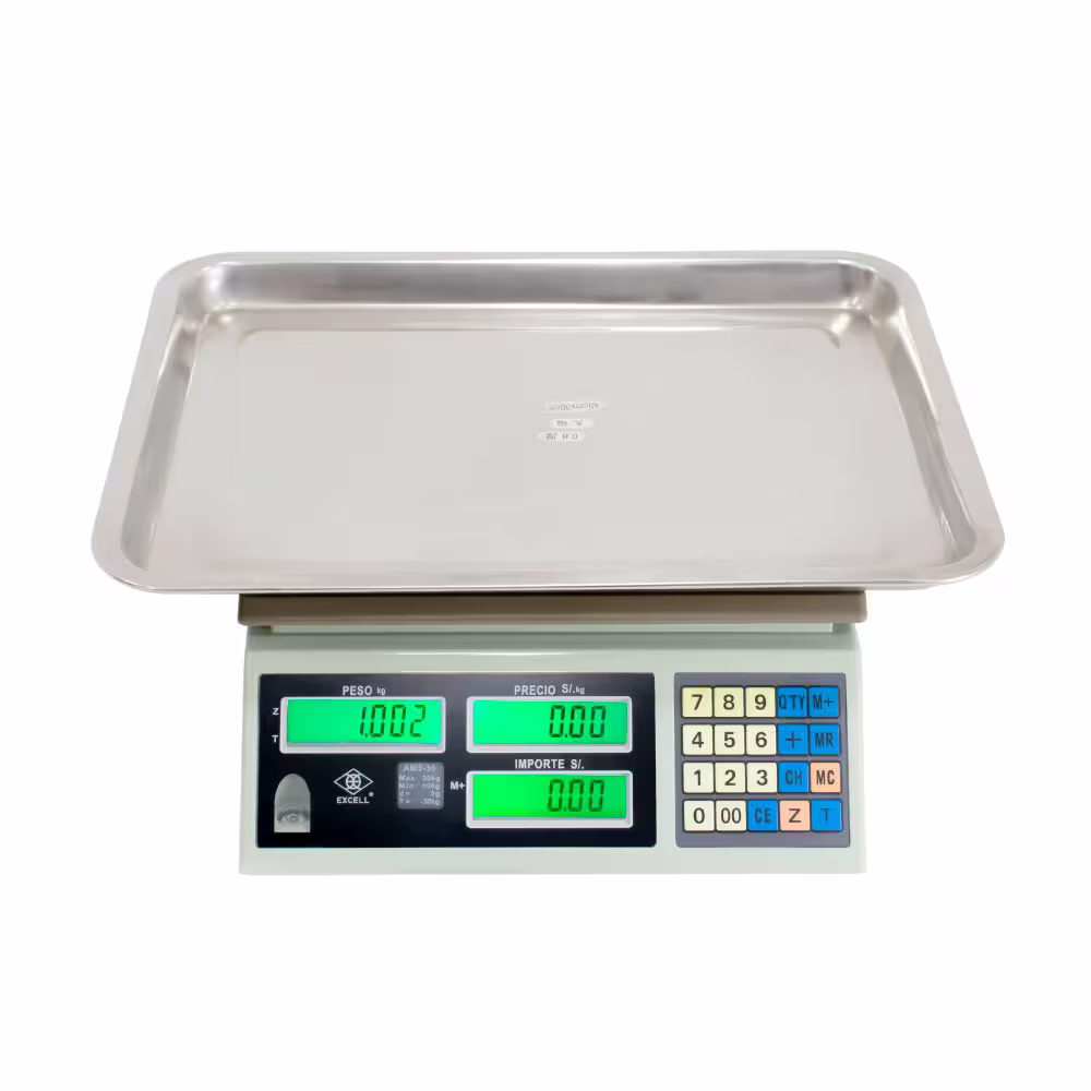 Balanza Comercial Excell AM3 30 Kilos