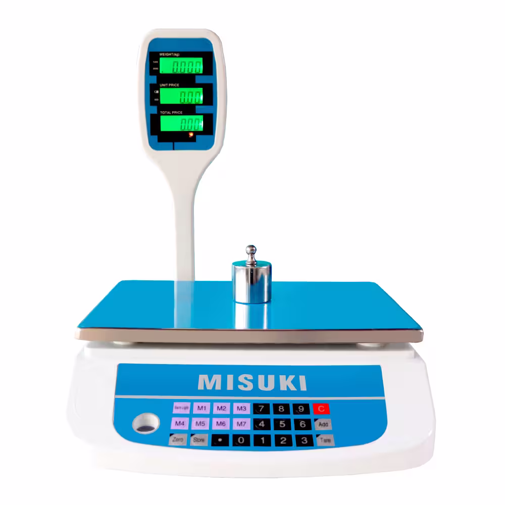 Balanza Comercial Misuki con torre de 30 Kilos