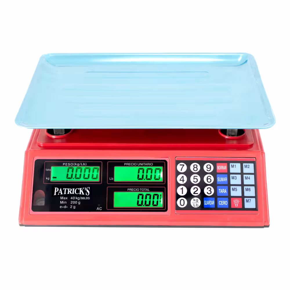 Balanza Comercial Patricks ACS-769T de 30 kilos