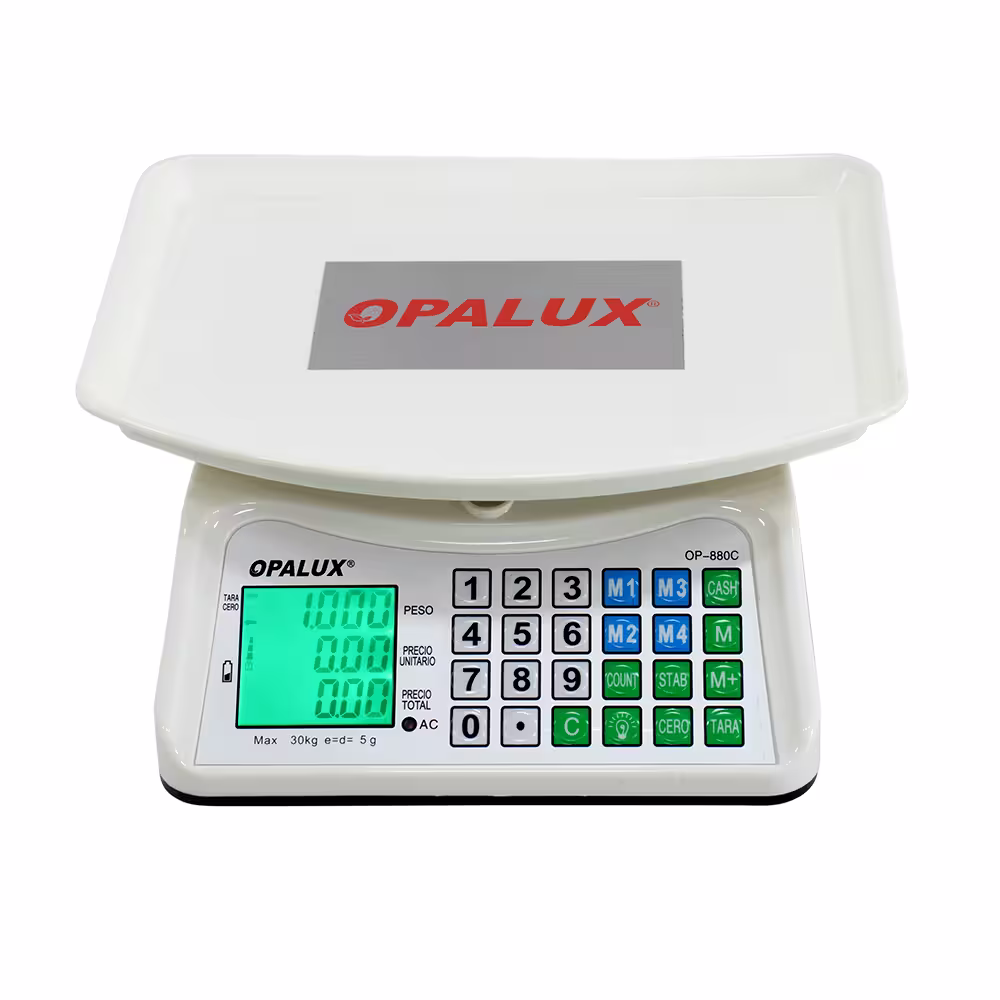 Balanzas Opalux OP-880C de 30 kilos